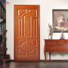 Cửa gỗ HDF Veneer GHD 019-Xoan-Dao