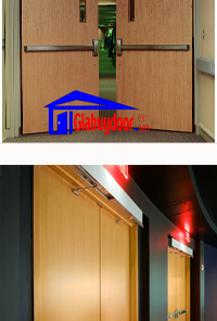 Cửa gỗ chống cháy đẹp