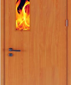 Cửa gỗ chống cháy Gia Huy Door GHD GCC-P1G1
