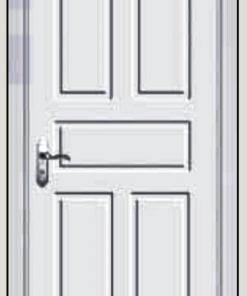 Cửa gỗ cao cấp gia huy door GHD pvc1068