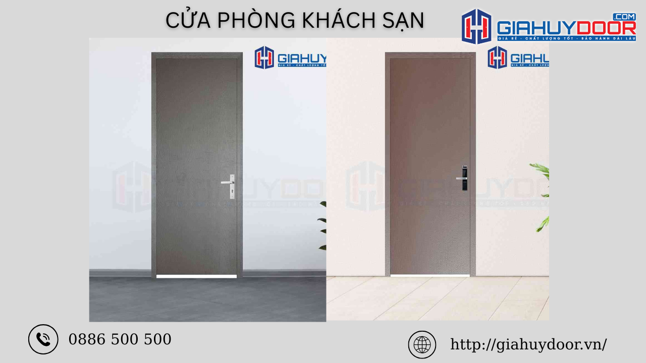 Cửa phòng khách sạn là loại cửa có đa dạng tính năng Cửa phòng khách sạn là loại cửa có đa dạng tính năng