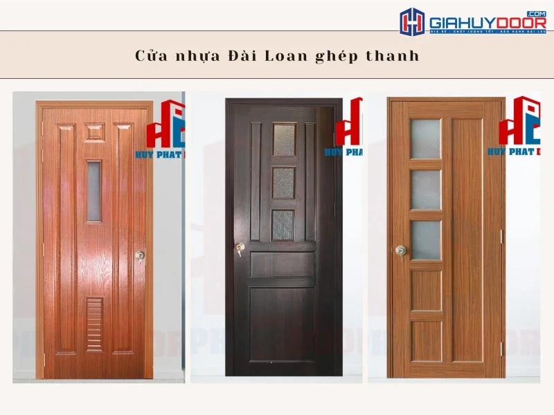 Cửa nhựa Đài Loan ghép thanh Cửa nhựa Đài Loan ghép thanh