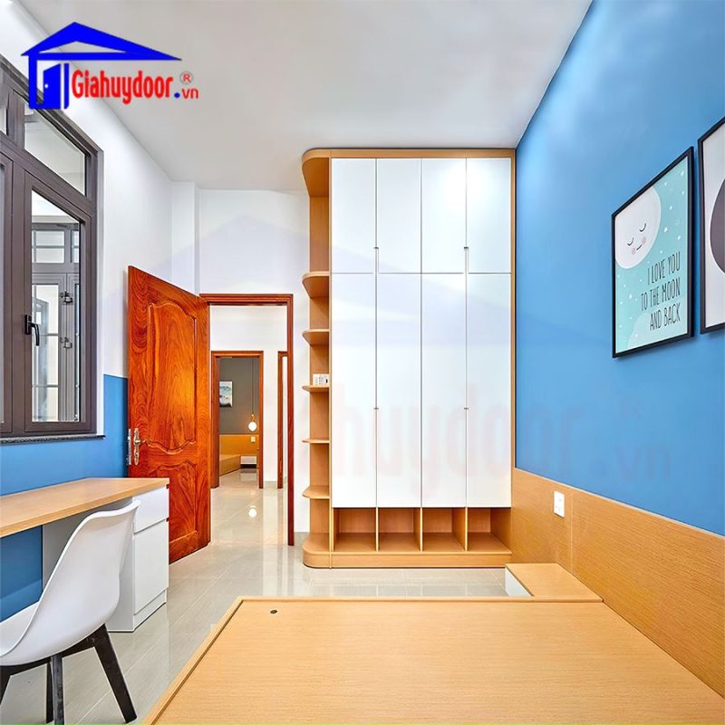 NỘI THẤT TỦ GỖ KỆ GỖ 65