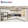 Nội thất nhà bếp L Full trần kết hợp tủ lạnh