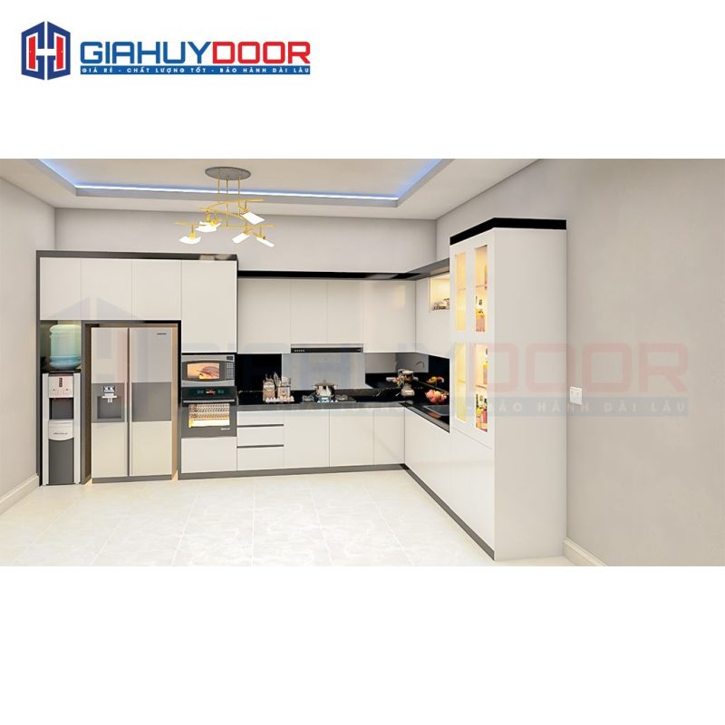 Nội thất nhà bếp Full trần L mini bar