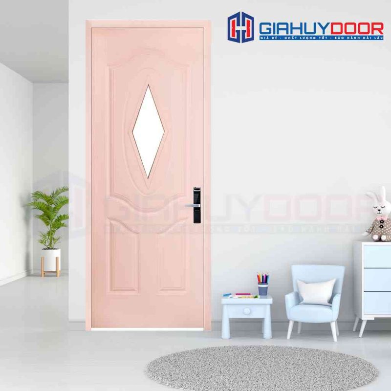 Cửa gỗ công nghiệp HDF 3AGL-C4 (2)