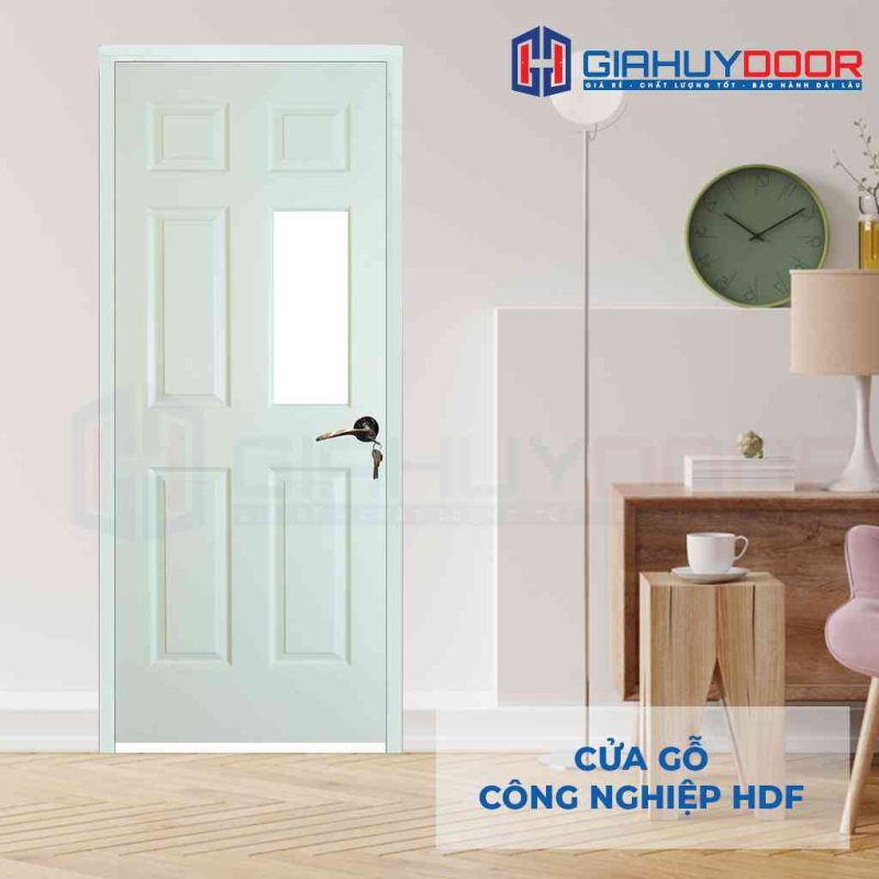 Cửa gỗ công nghiệp HDF 6AG1-C10