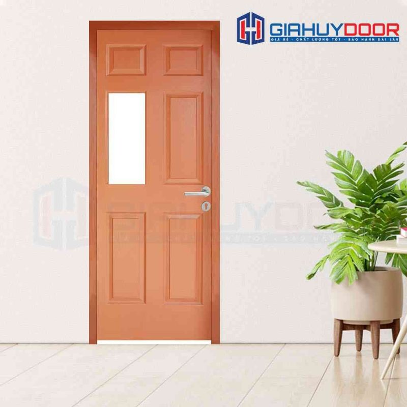 Cửa gỗ khách sạn HDF 6G1-C10