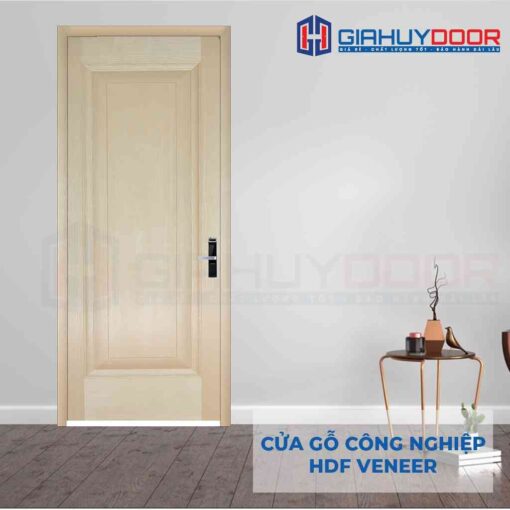 Cửa gỗ công nghiệp HDF Veneer 1B-ash