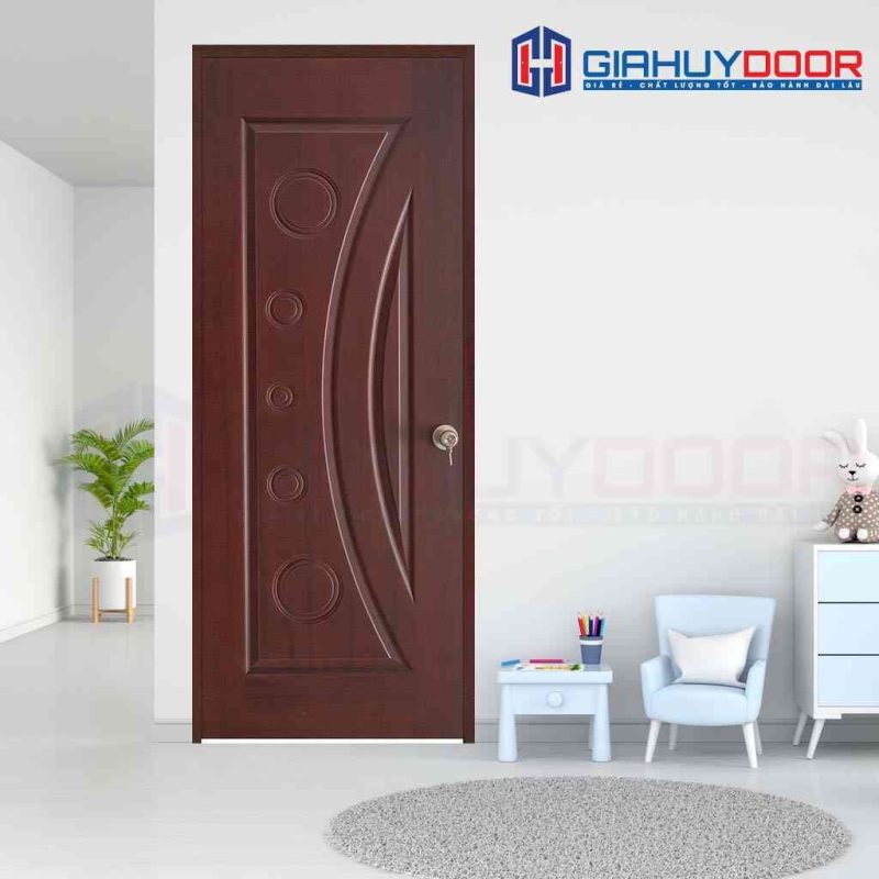 Cửa gỗ khách sạn HDF Veneer 1K cam xe