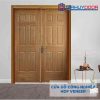 Cửa gỗ công nghiệp HDF Veneer 2 canh 12A-ash