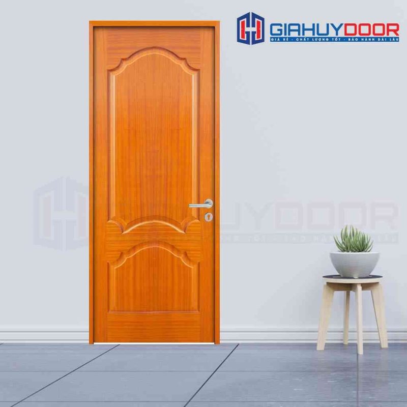 Cửa gỗ phòng ngủ HDF Veneer 2A lum xoan dao