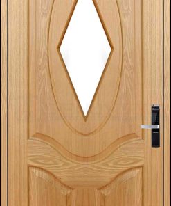 Cửa gỗ nhà tắm HDF Veneer 3AG1-oak