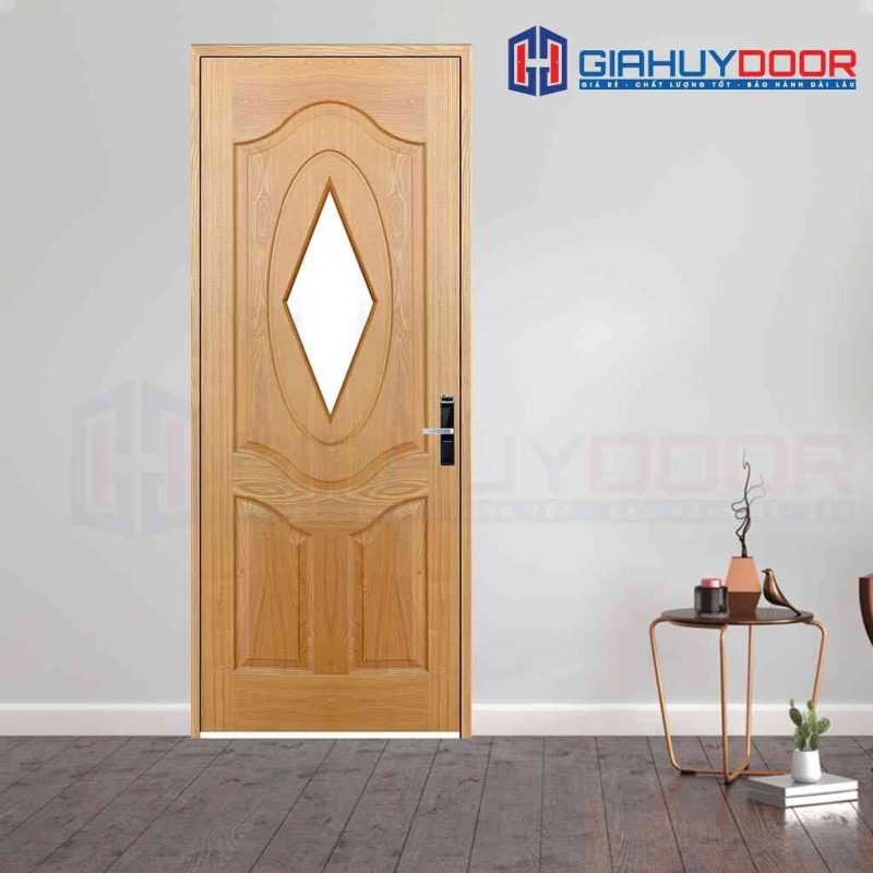 Cửa gỗ nhà tắm HDF Veneer 3AG1-oak