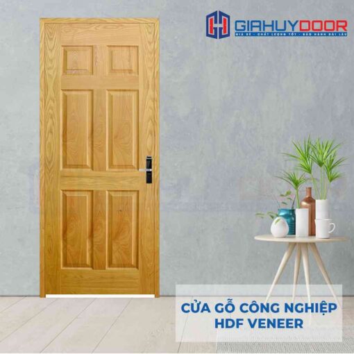 Cửa gỗ công nghiệp HDF Veneer 6A-ash (2)