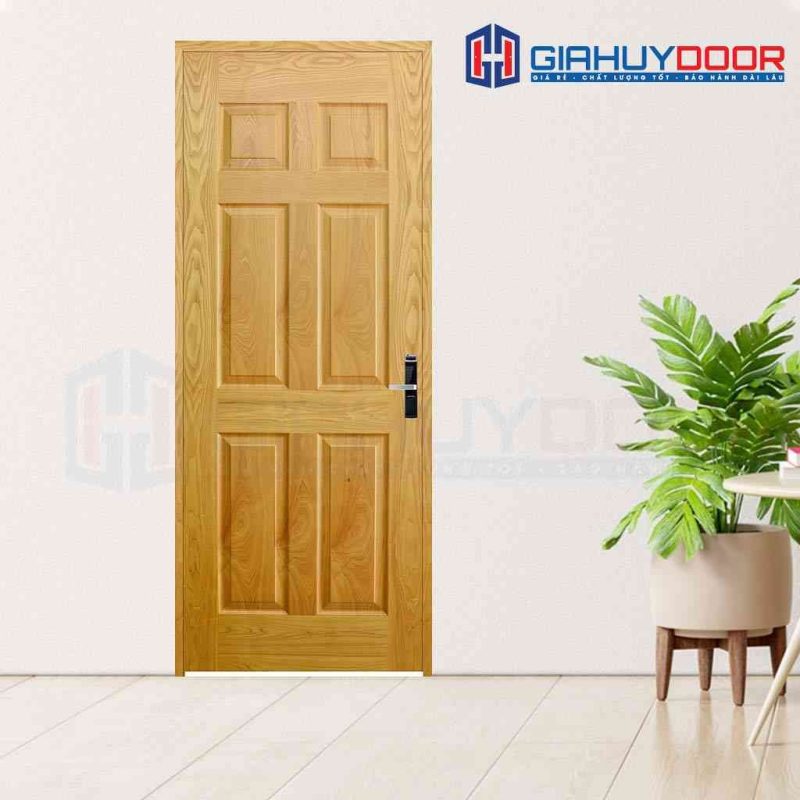 Cửa gỗ cao cấp Sài Gòn HDF Veneer 6A-ash (2)