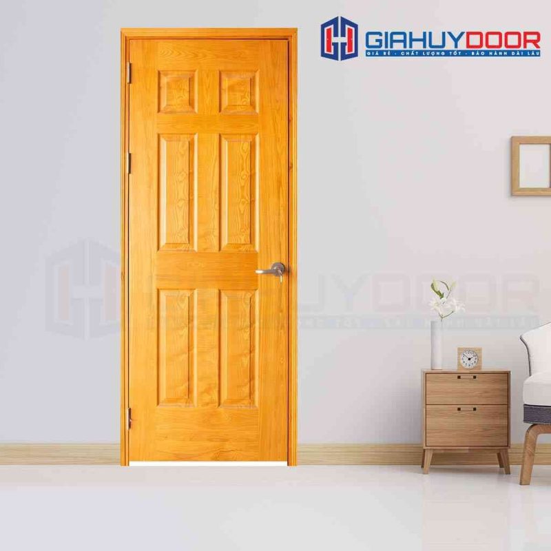 Cửa gỗ công nghiệp HDF Veneer 6A-ash