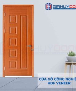 Cửa gỗ công nghiệp HDF Veneer 6B sapele