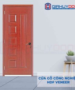 Cửa gỗ công nghiệp HDF Veneer 6B cam xe