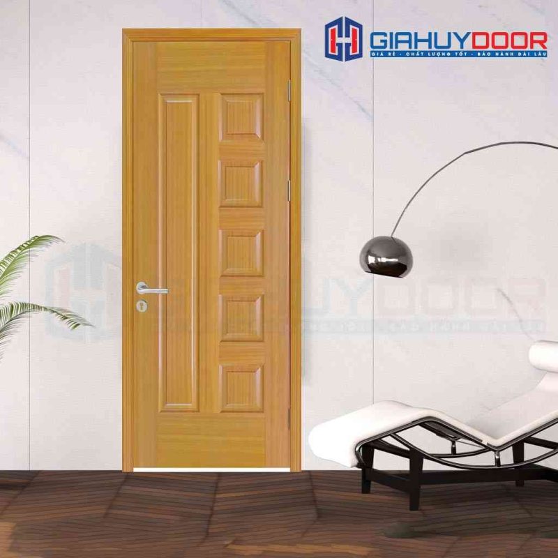 Cửa gỗ nhà vệ sinh HDF Veneer 6B-sapele (5)