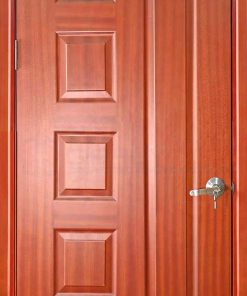 Cửa gỗ nhà tắm HDF Veneer 6B sapele