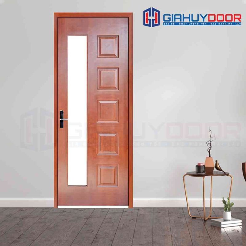 Cửa gỗ cao cấp Sài Gòn HDF Veneer 6GL-Cam xe (2)