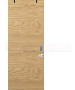 Cửa gỗ công nghiệp MDF Veneer lua truot treo ray