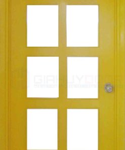 Cửa gỗ công nghiệp MDF Veneer P1G9 mau vang