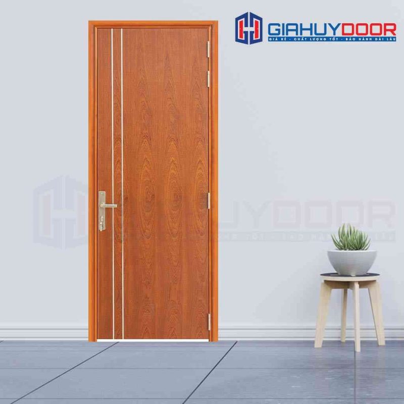Cửa gỗ công nghiệp MDF Veneer P1R2-xoan dao