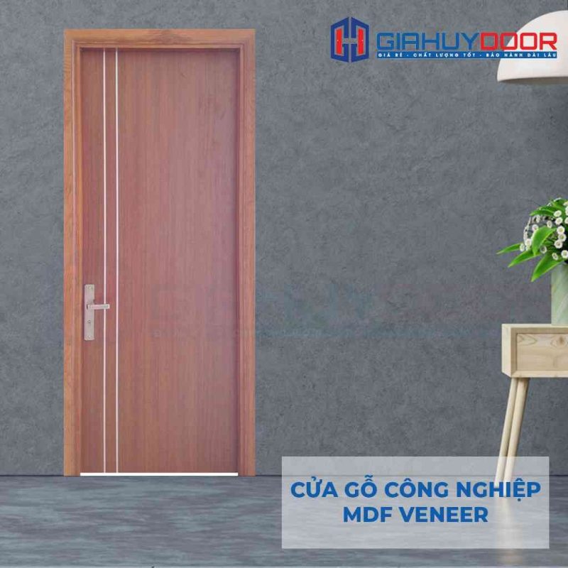 Cửa gỗ công nghiệp MDF Veneer P1R2 xoan dao (3)