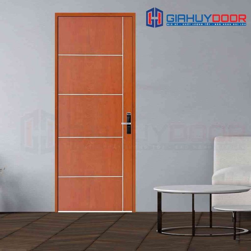 Cửa gỗ công nghiệp MDF Veneer P1R5 xoan dao (2)