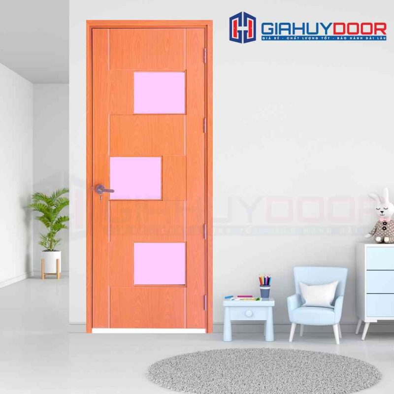 Cửa gỗ khách sạn MDF veneer P1G3-ash