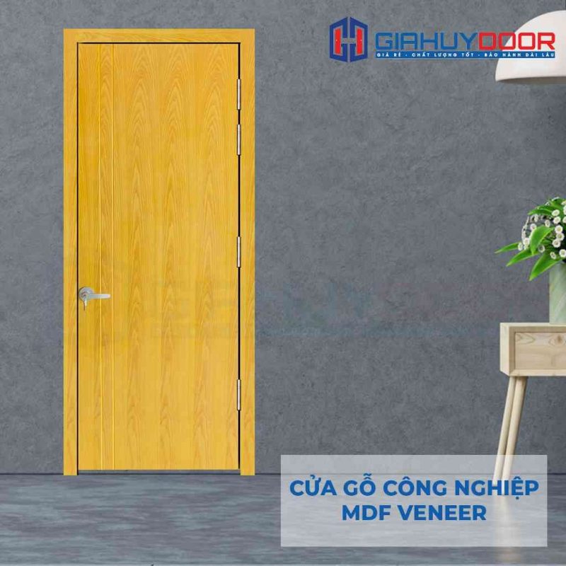 Cửa gỗ công nghiệp MDF Veneer P1R2 ash