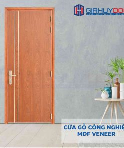Cửa gỗ công nghiệp MDF Veneer P1R2-xoan dao