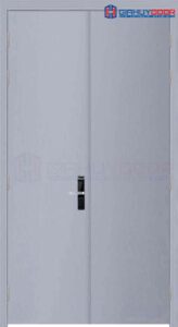 Cửa gỗ chống cháy GCC 2P son xam
