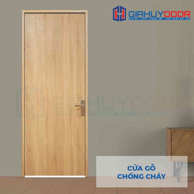 Cửa gỗ chống cháy GCC MDF Laminate