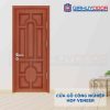 Cửa gỗ công nghiệp HDF Veneer 018 teak (1)