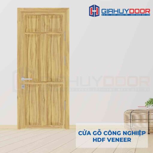 Cửa gỗ công nghiệp HDF Veneer 6A soi (1)