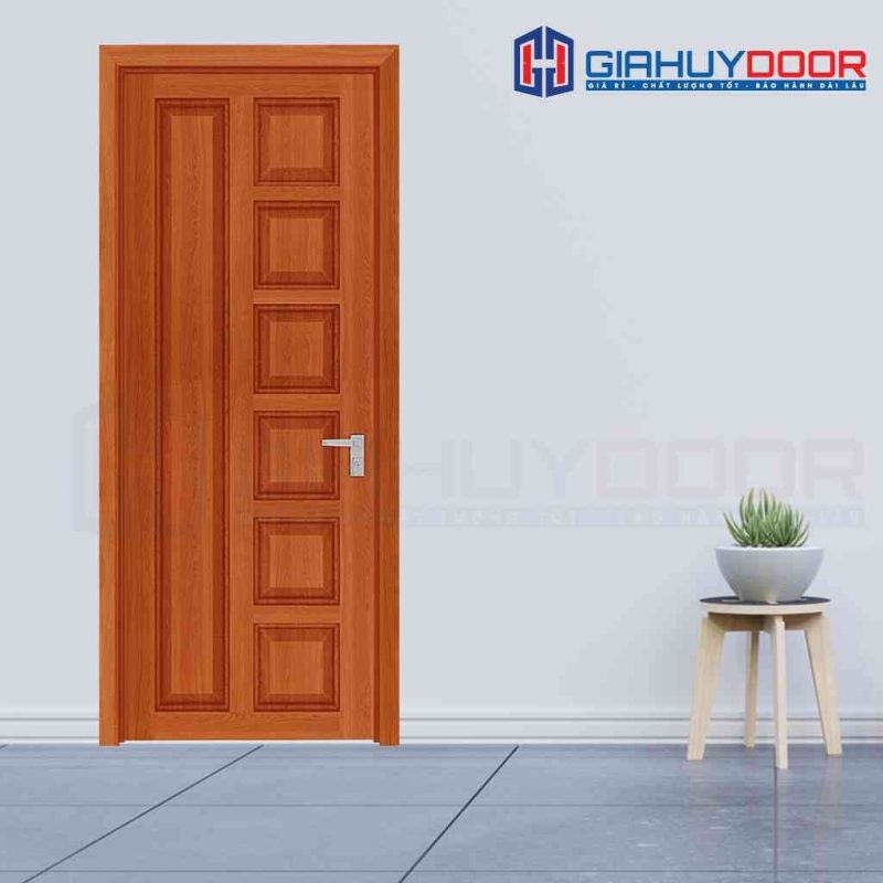 Cửa gỗ công nghiệp HDF Veneer 6B sapele (2)