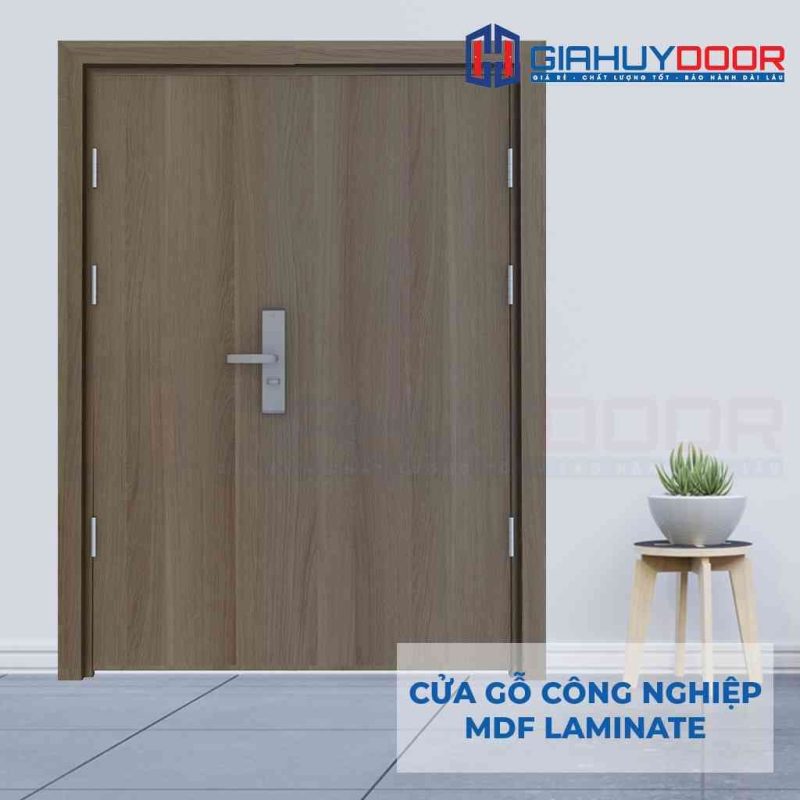 Cửa gỗ công nghiệp MDF Laminate 2P111