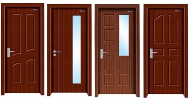 Cửa gỗ công nghiệp MDF sang trọng và tinh tế