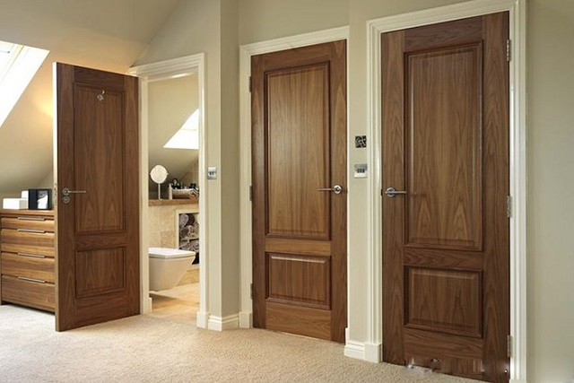 Cửa gỗ công nghiệp rất đa dạng về mẫu mã, chất liệu