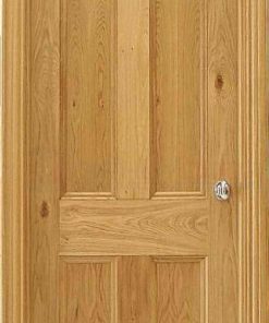 Cửa gỗ tự nhiên 4A soi