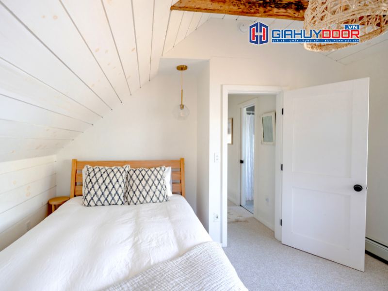 Cửa nhựa Composite Bà Rịa Vũng Tàu được lắp tại phòng ngủ