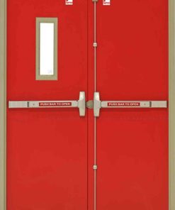 Cửa thép chống cháy 2P1G1 thanh thoat hiem doi