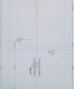 Cửa thép chống cháy 3P canh nho lon cho nha xuong