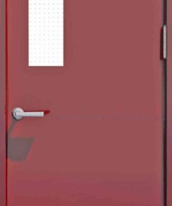 Cửa thép chống cháy P1G1 đỏ bầm