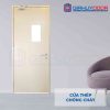 Cửa thép chống cháy P1G1 có kính cường lực