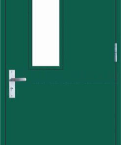 Cửa thép chống cháy TCC-P1G1a dùng tay đẩy hơi