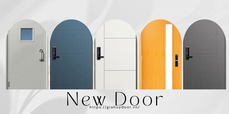 Cửa thép chống cháy màu đơn sắc được sản xuất bởi Gia Huy Door